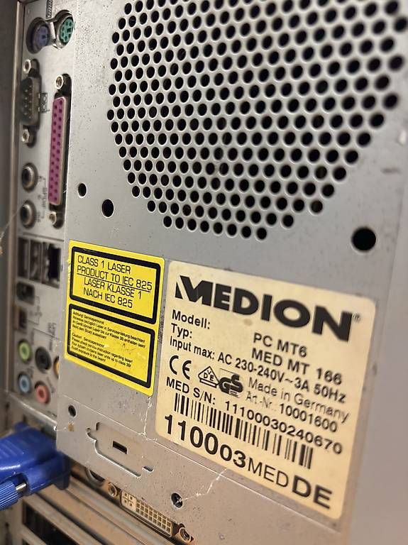 PC: Medion MT6 Retro Pc – Difettoso da Niederuzwil venduto da LA-Electronics 4