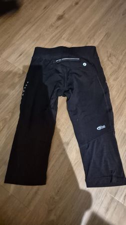 Damen Tights 3/4 Pro Touch Schwarz Grösse XS 