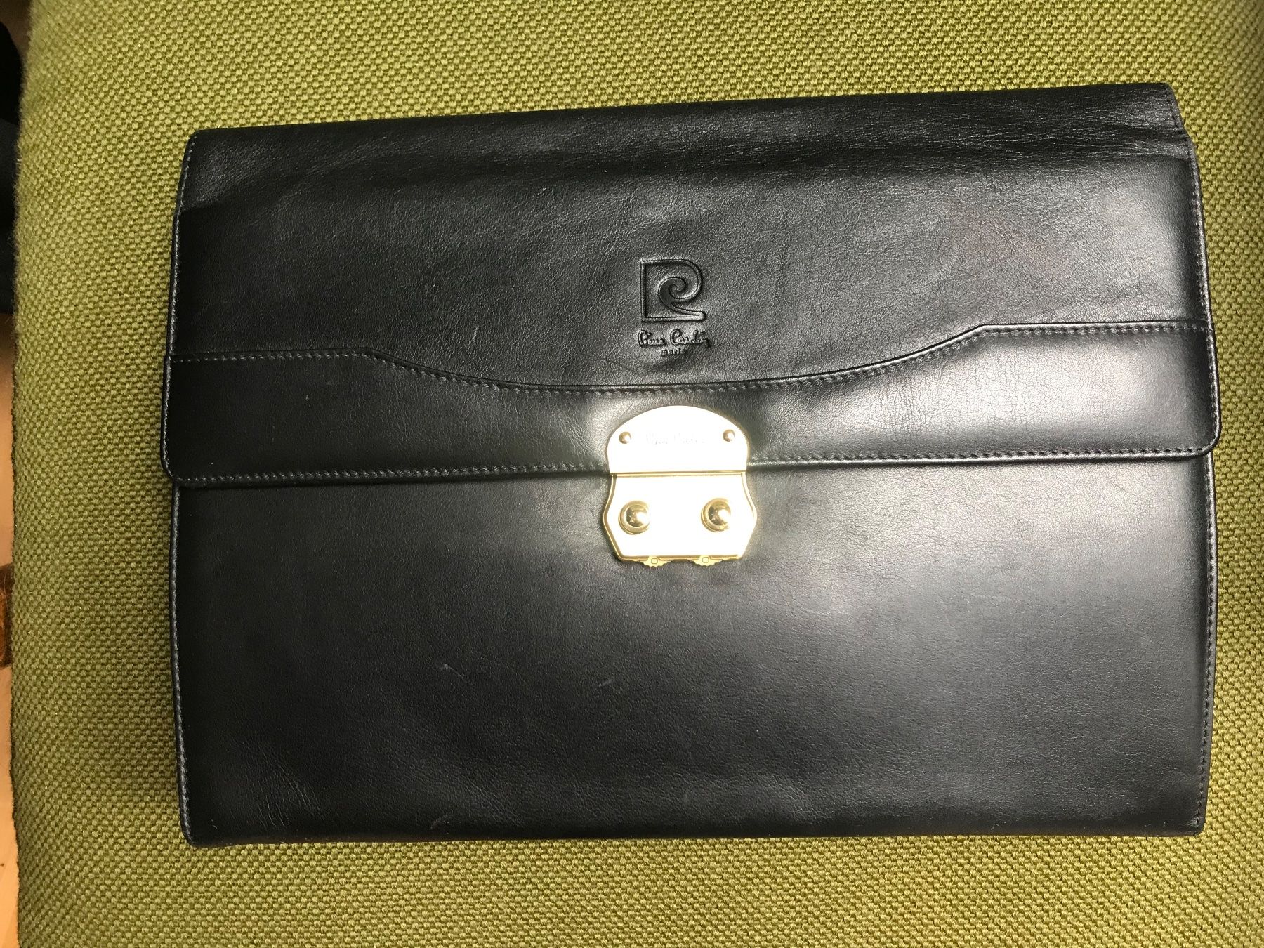 Pierre Cardin Borse: Serviette Pierre Cardin cuir – Nuovo (secondo la descrizione) da Basel venduto da Maria-Alexa 1