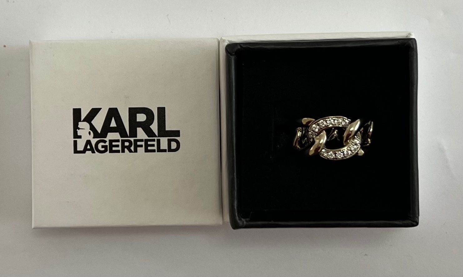 Karl Lagerfeld Anelli: KARL LAGERFELD K/AUTOGRAPHCHAIN - Ring – Nuovo e nell'imballaggio originale da Oberaach venduto da Dandy2021 3