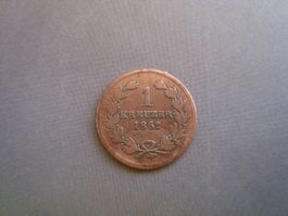 Deutschland 1 kruezer 1852  Baden