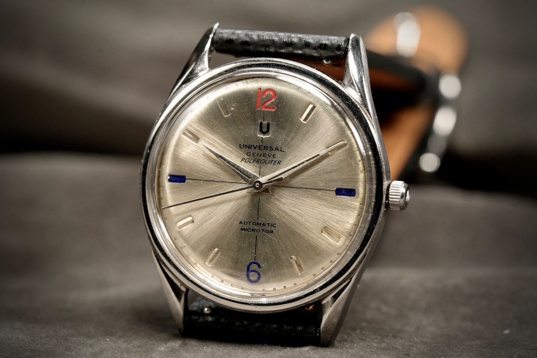 Universal Genève Orologi: Universal Geneve - Polerouter Un-Eraseable Dial Steel UG215 – Usato da Morcote venduto da chronoservice 3