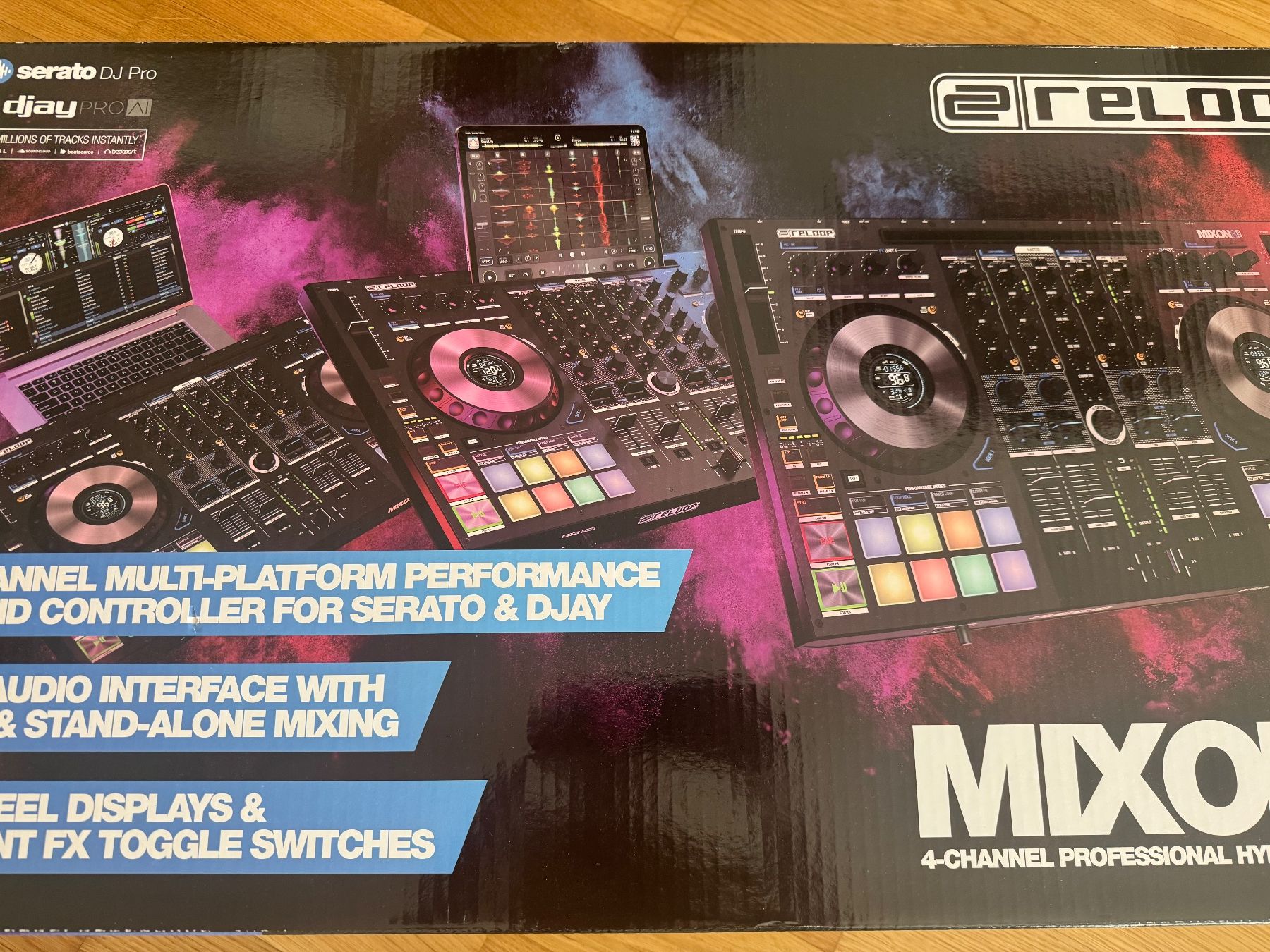 Reloop Console di mixaggio: Reloop Mixon 8 Pro DJ Controller w/ Original Box - Like New – Nuovo (secondo la descrizione) da Henniez venduto da ROCKZILLA 3