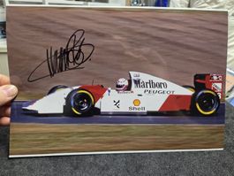 Original Signiert vom Martin Brandle F1 MC Laren Peugeot