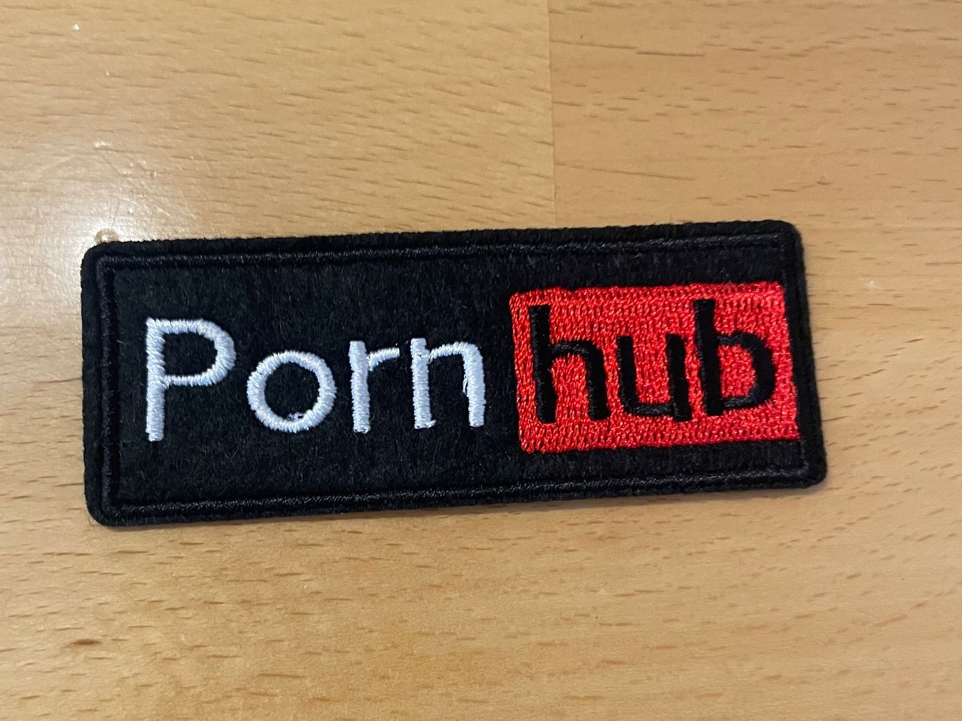 Insignes: Pornhub Patch Sticker Aufnäher 232 – Neuf (Voir description) à Horn par abutre72