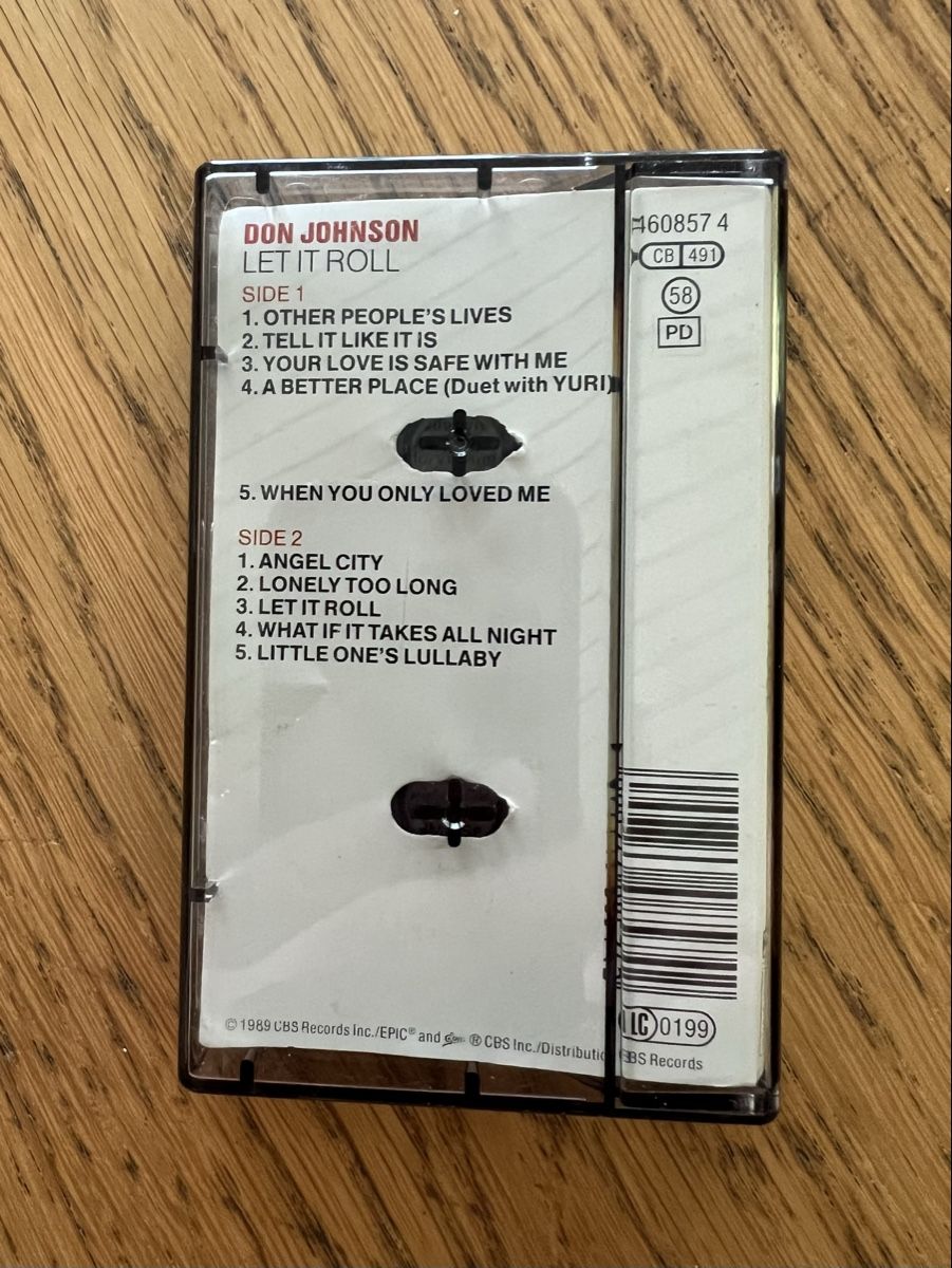 Kompaktkassetten: DON JOHNSON: Let It Roll MC Musikkassette (1989) – Gebraucht aus Hünenberg von Paddels 1