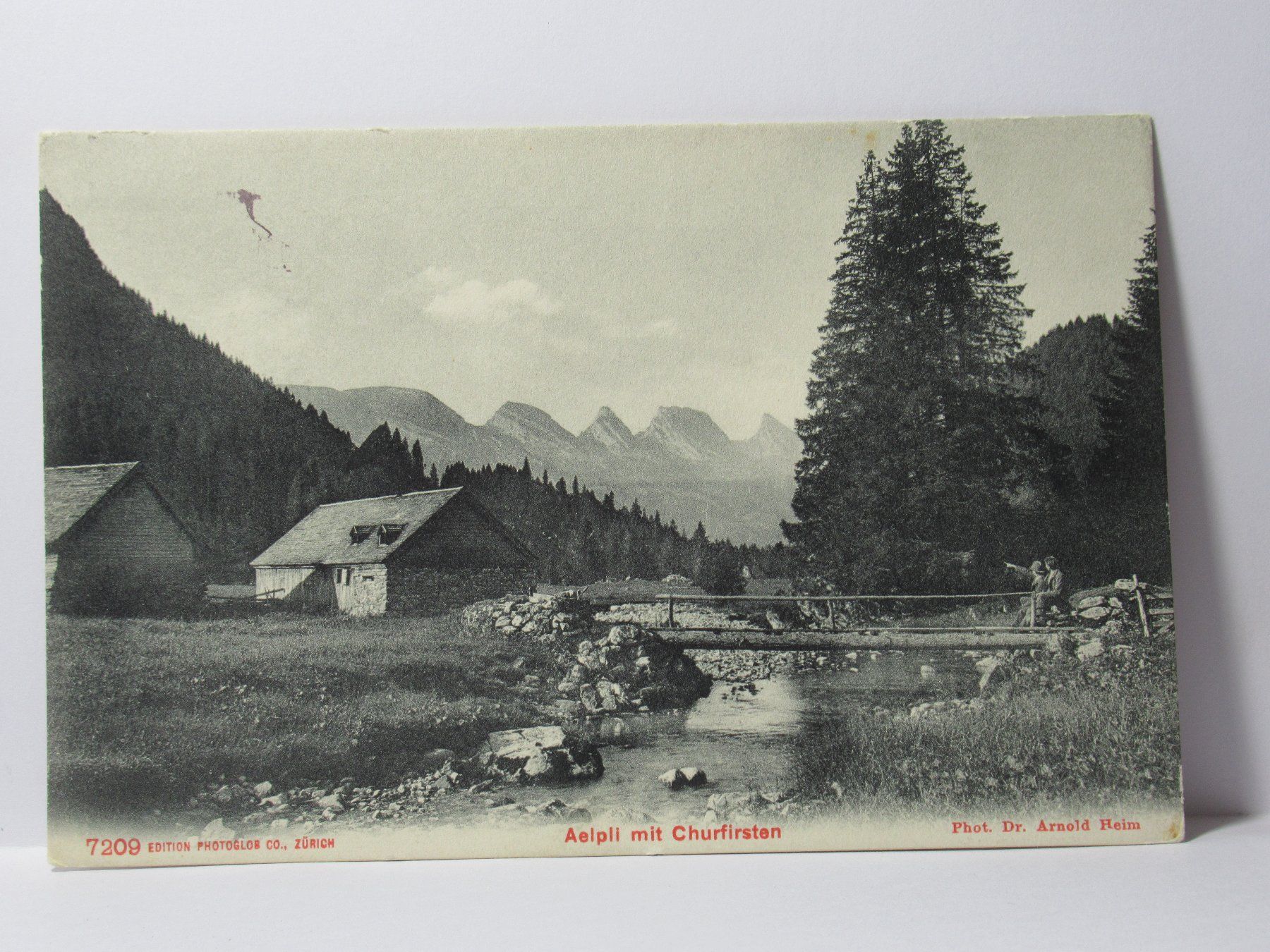 Ansichtskarten: Aelpli mit Churfirsten 1908 – Gebraucht aus Grenchen von Bluemchen1900