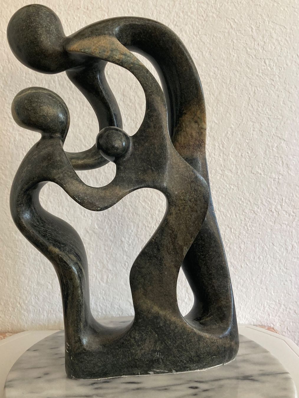 Sculture & Statue: Serpentin Statue auf Marmor Sockel – Usato da Rüti ZH venduto da coccinelle88 2