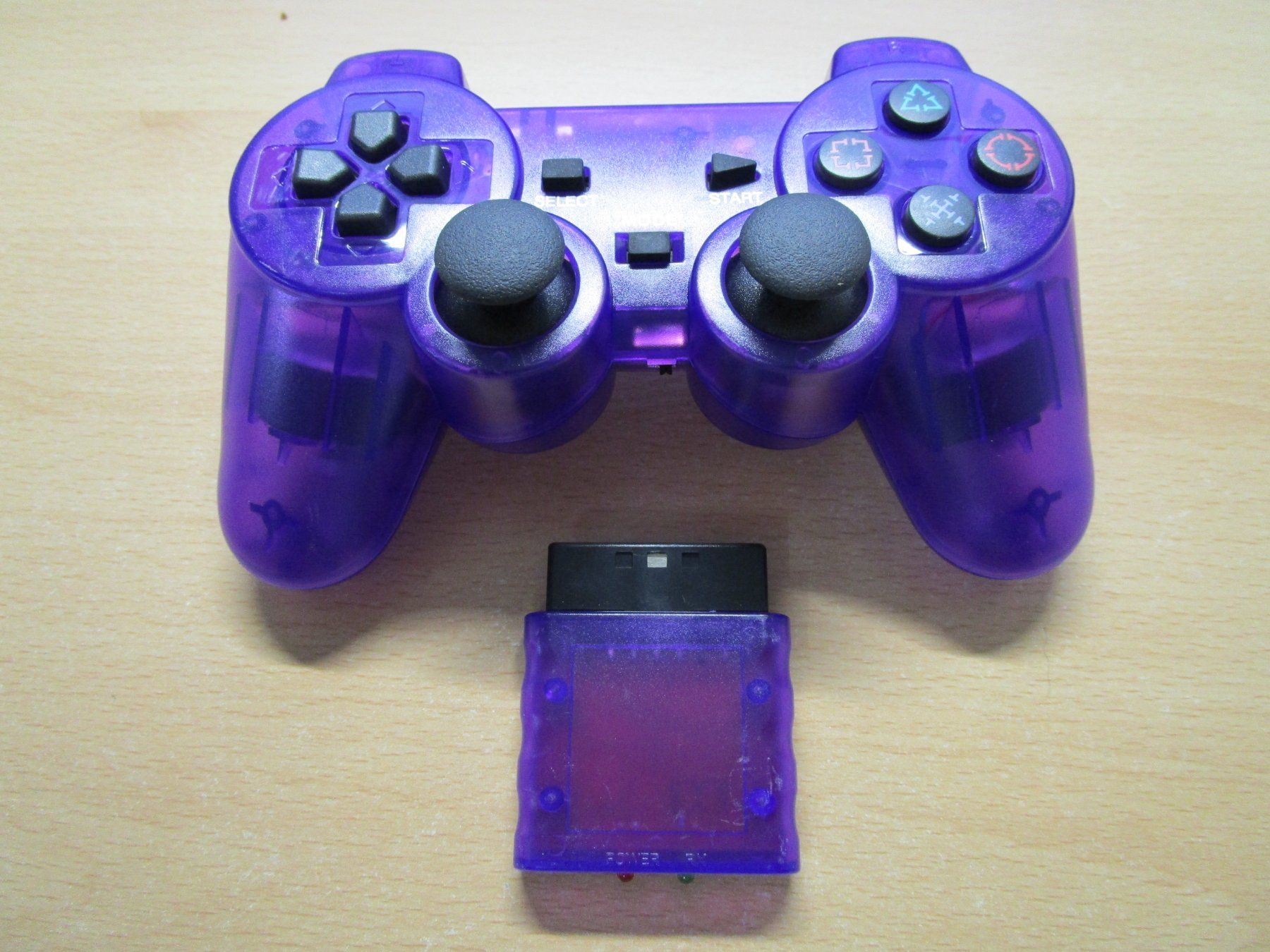 Controller: Playstation 2 Wireless Controller -clear purple- NEUWARE PS2 – Nuovo (secondo la descrizione) da Goldau venduto da agestuffer 1