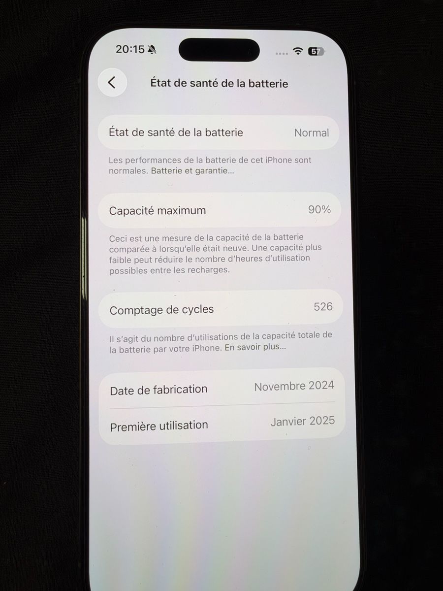Apple Portables: iPhone 16 Pro 256Gb – D'occasion à Bouveret par vit_br9v 8