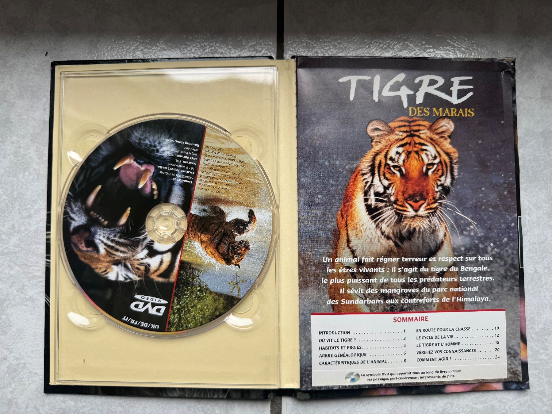 Tutti i DVDs: DVD documentario Tigre des marais – Usato da Monte Carasso venduto da Ely67 1