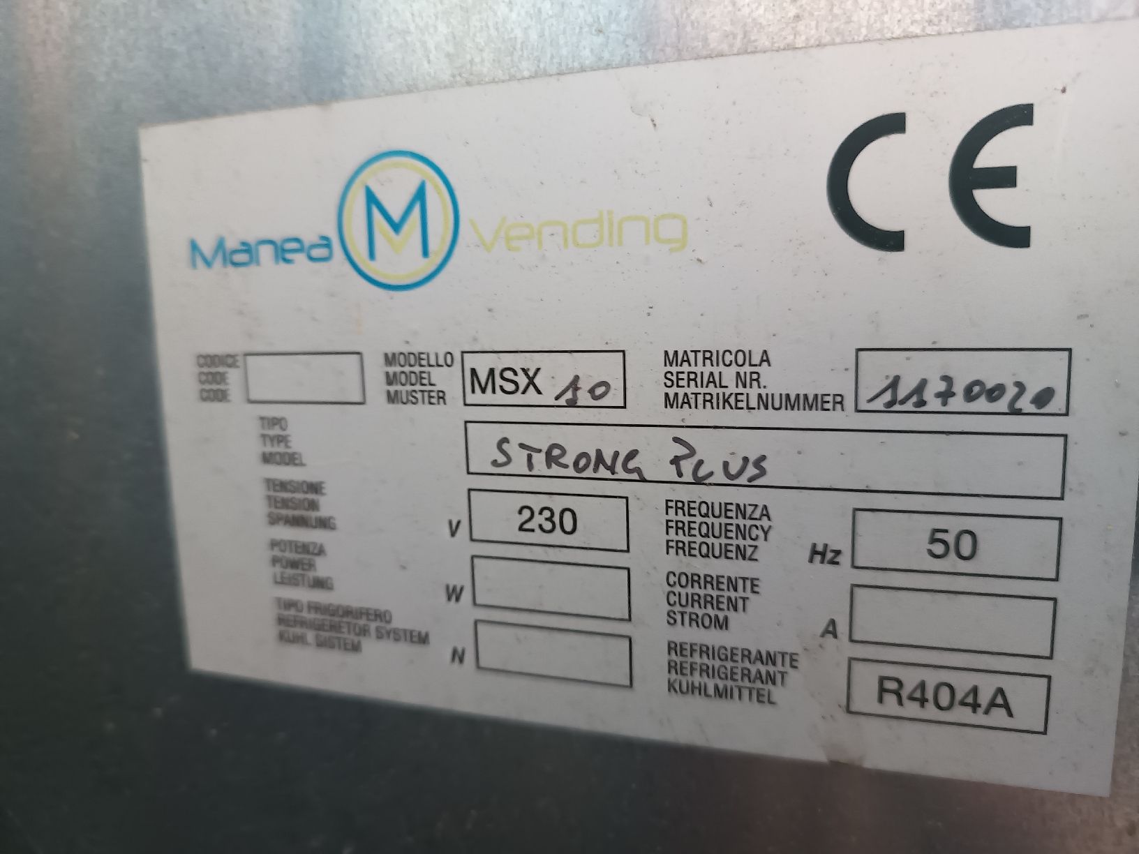 Altro per Gastronomia & Hotel: Verkaufsautomat MANEA MSX 10 Strong Plus – Usato da Reutigen venduto da Swissolih 4