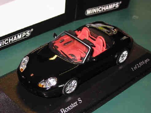 Minichamps 1:43 Porsche Boxster S 2002 – Argento – Modello In Miniatura – Nuovo