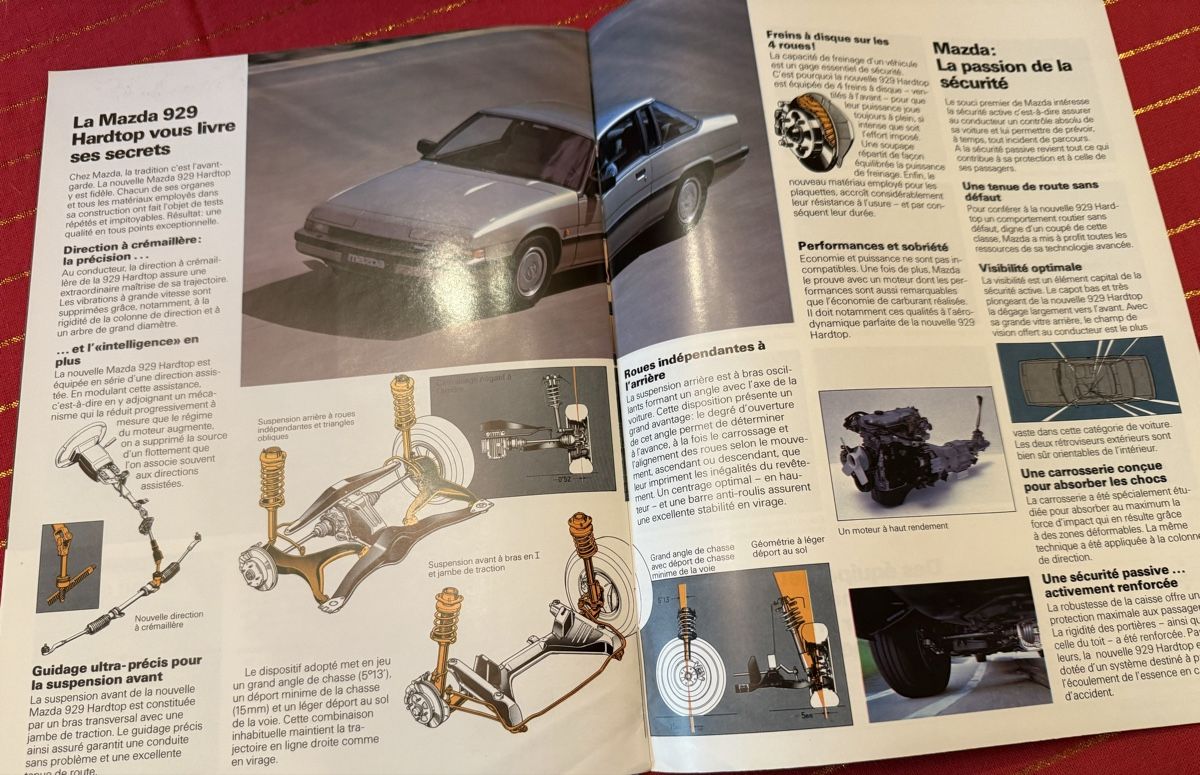 Mazda Documenti: Mazda RX7+929 Hardtop/Original Prospekte/Oldtimer – Usato da hunzenschwil venduto da Oldipark 5