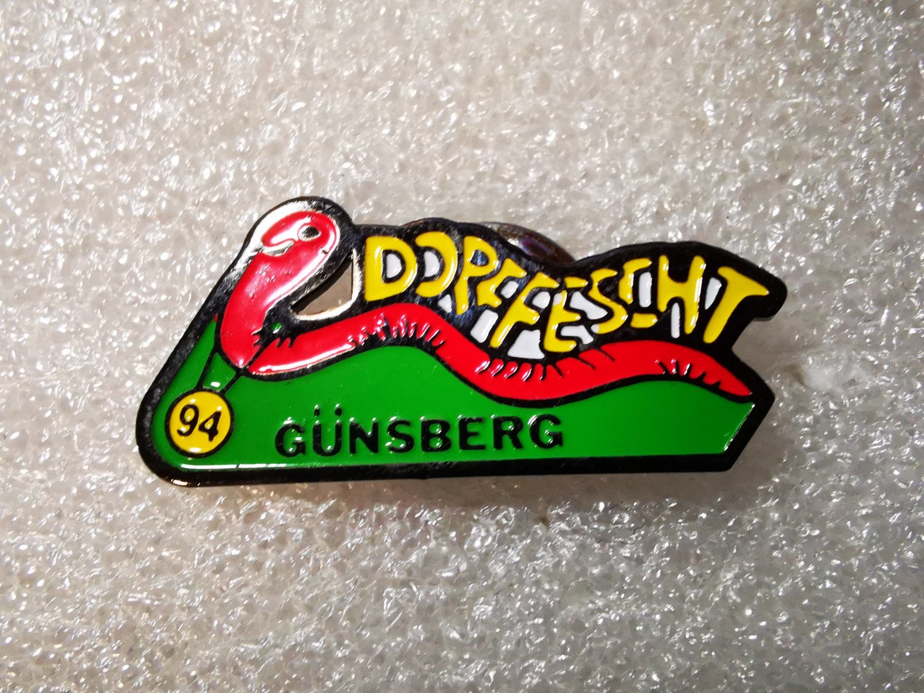 Placchette & Badge: Ansteckpin 4: Dorffescht Günsberg 94 – Usato da Oppligen venduto da Pin-Fall-Shop