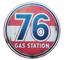 76 Gas Station - Blechschild  (neu/OVP)