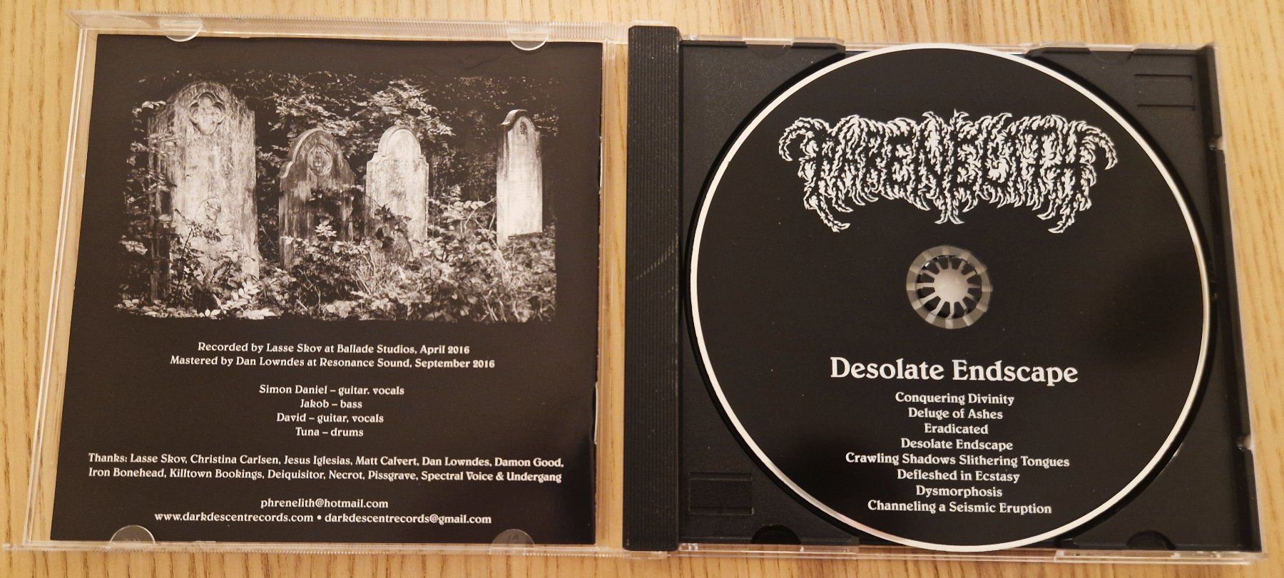 CD: Phrenelith – Desolate Endscape (CD) – Usato da Luzern venduto da Belethors_GenGoods 1