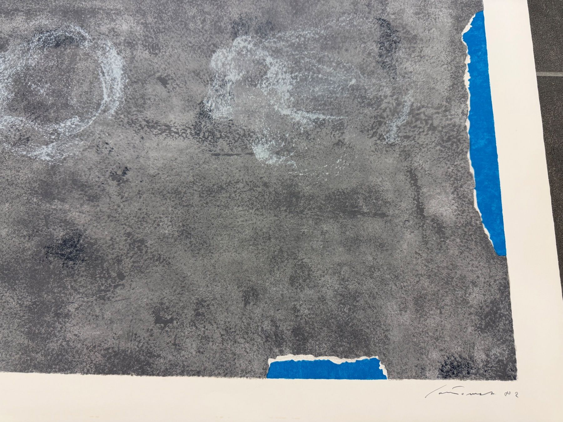 Grafica & Litografie: Original Giuseppe Santomaso Litographie, handsigniert, 1982 – Usato da Horn venduto da HanSolo. 1