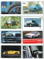 8 Telefonkarten verschiedene Länder Automobile
