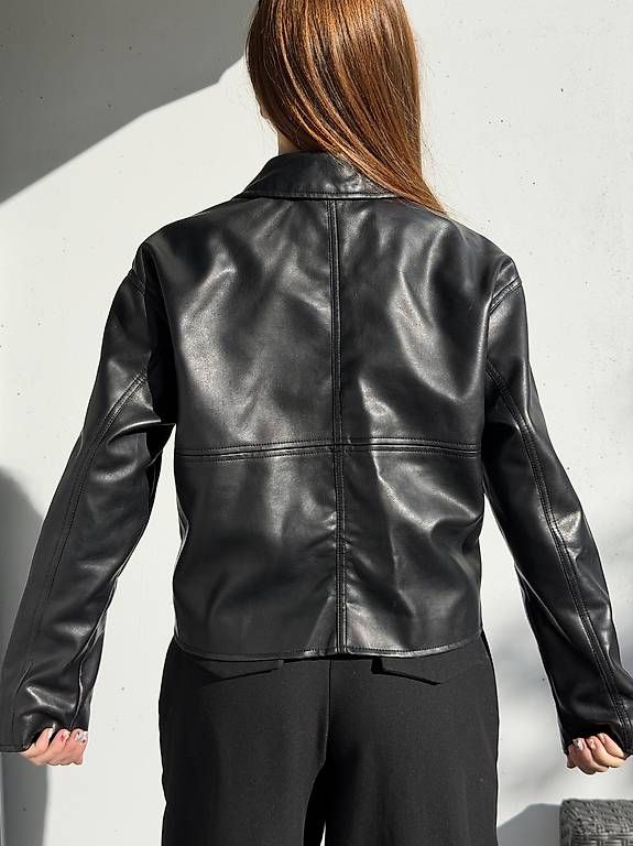 Pull&Bear Vestes: Pull&Bear Jacke in Lederoptik – D'occasion à Meggen par gia_wz2q 4