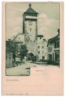 Rheinfelden, Oberthor, Marke mit Plattenfehler, vor 1900