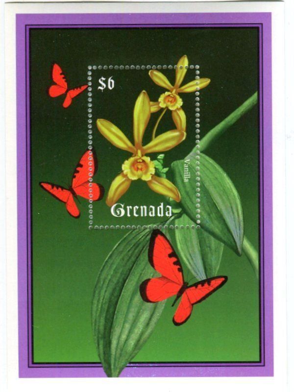 Tutti i francobolli: Block "Orchideen". Grenada. – Nuovo e nell'imballaggio originale da Basel venduto da Butsch5