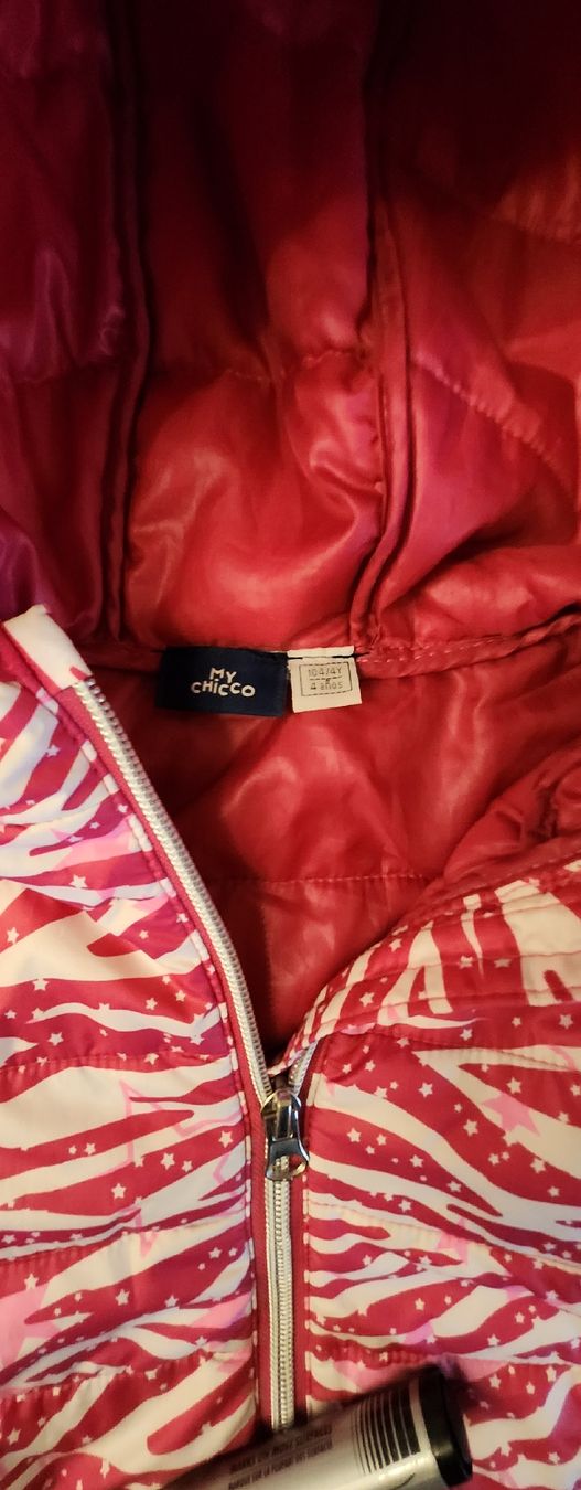 Chicco Giacche & Cappotti: Giacca invernale Chicco rosa a righe 104 – Usato da Zürich venduto da gra_lj62 2