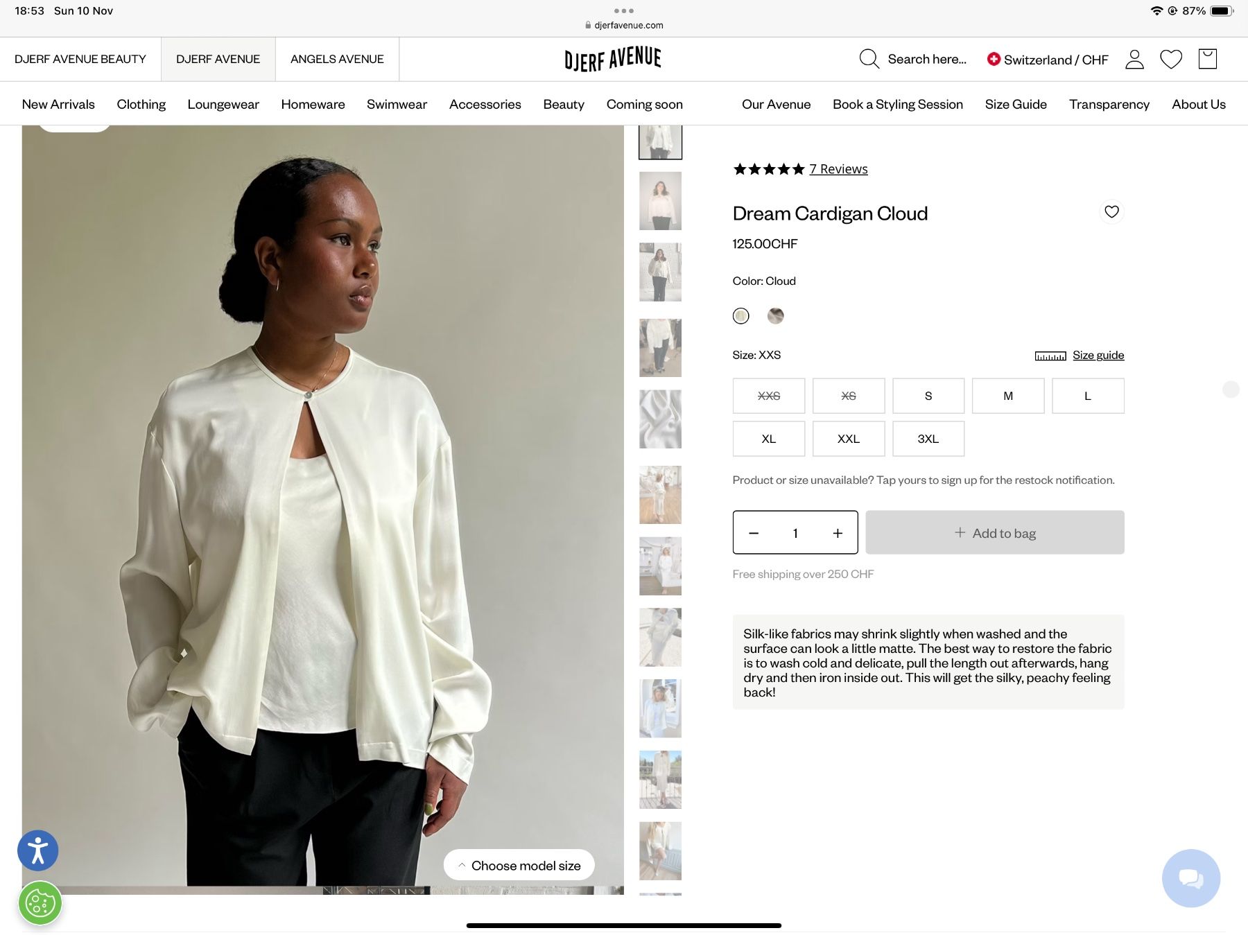 Djerf Avenue Giacche: Djerf Avenue Dream Cardigan Cloud – Usato da Duebendorf venduto da tom_lp2m 6
