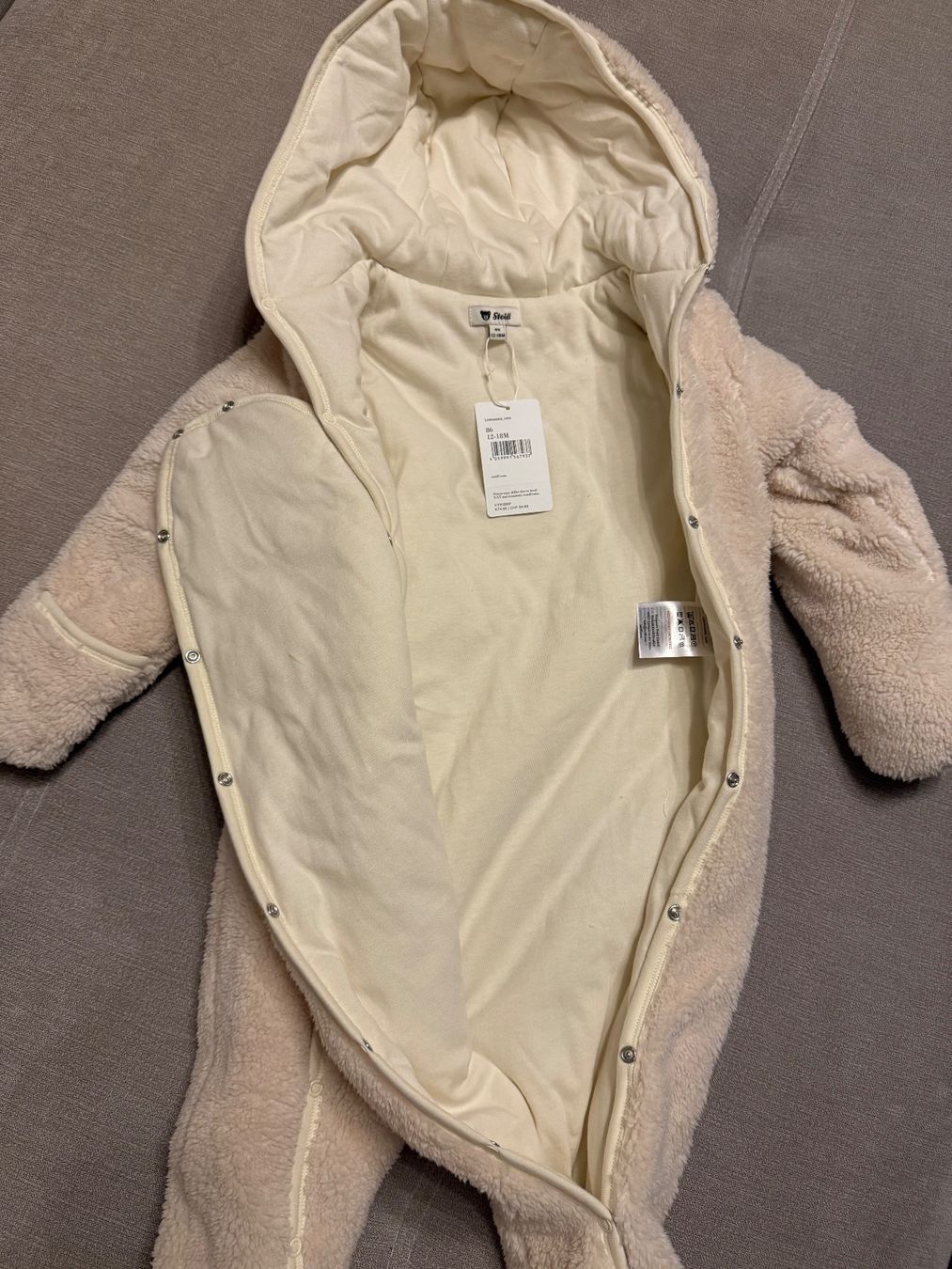 Pagliaccetti: Steiff Teddyanzug / Fleece Einteiler Gr. 86 – Nuovo (secondo la descrizione) da Ardez venduto da 2004ankek 4