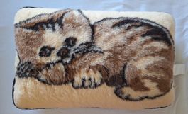 Bio-Magnetfeld Kissen mit Katzenmotiv Neu