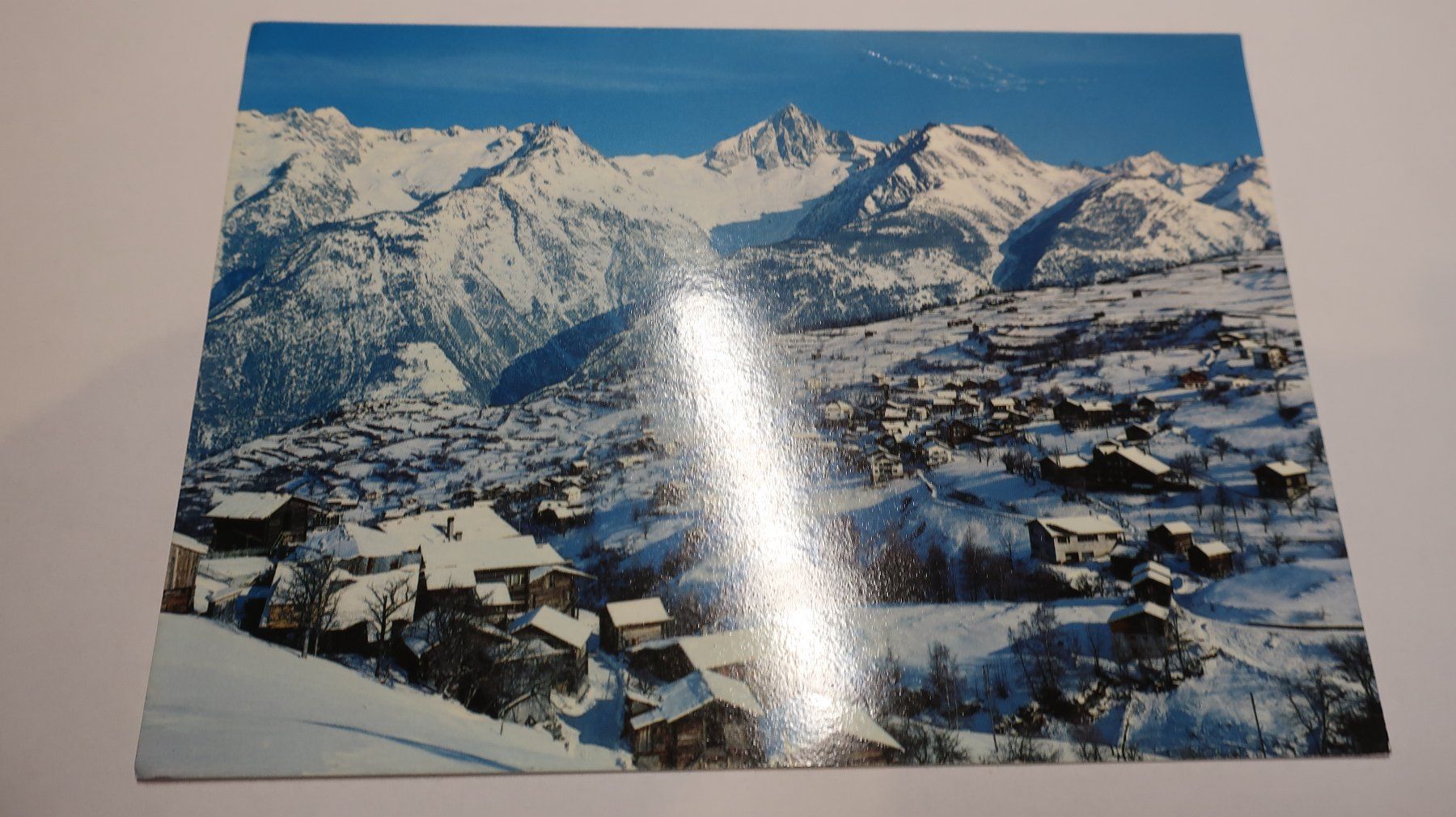 Ansichtskarten: Burchen Wallis Bietchhorn  1980 – Gebraucht aus Cormoret von Pascalll2001 2