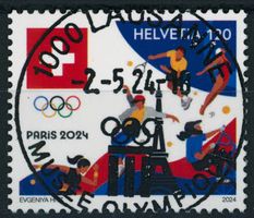 2024 - Olympiade Paris - Ersttag Voll Stempel ET