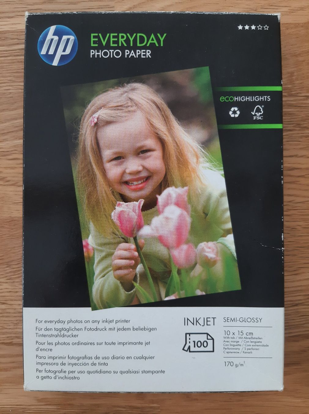 Hewlett Packard Imprimantes: Fotopapier, 10x15cm, angebrauchte Packung – D'occasion à Mels par Melzi