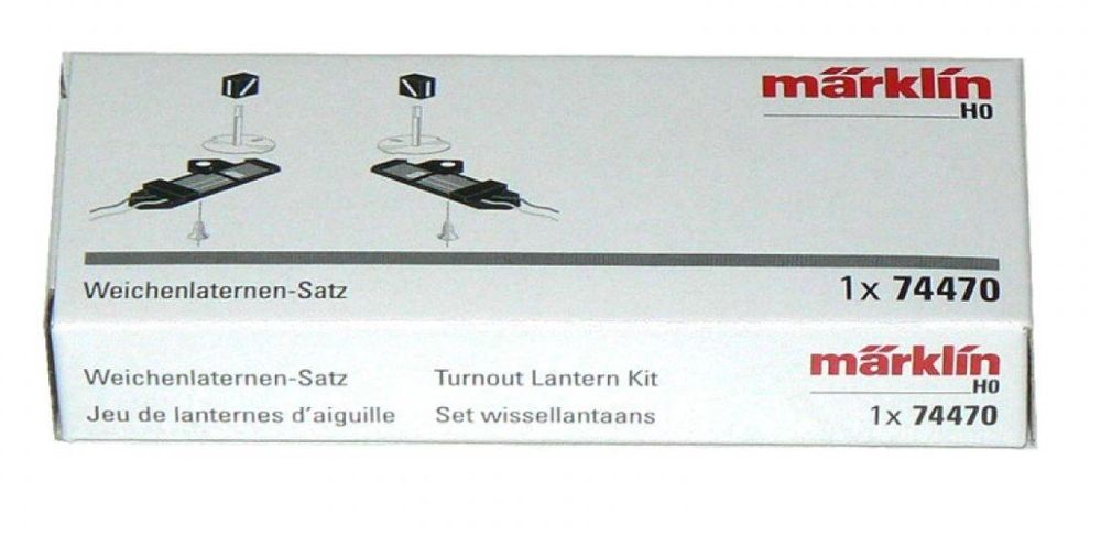 C-Gleis Weichen-Laternen-Paar 74471 (Neu Und Originalverpackt) In St - Foto 2