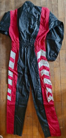 IPS Racing Regenkombi schwarz/rot Grösse M