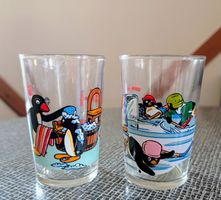 Pingu Gläser 2er Set 90er Jahre 