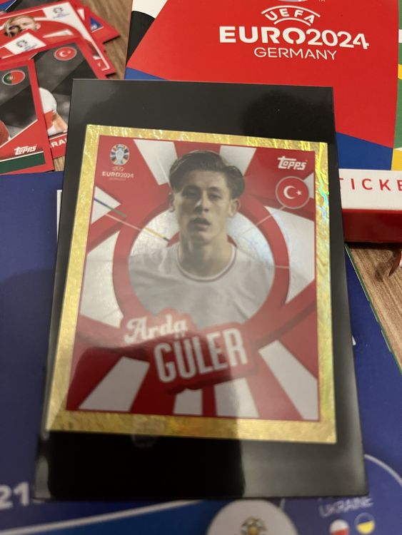 TUR PTW Arda Güler gold Topps UEFA EURO 2024 Germany (Neu (gemäss