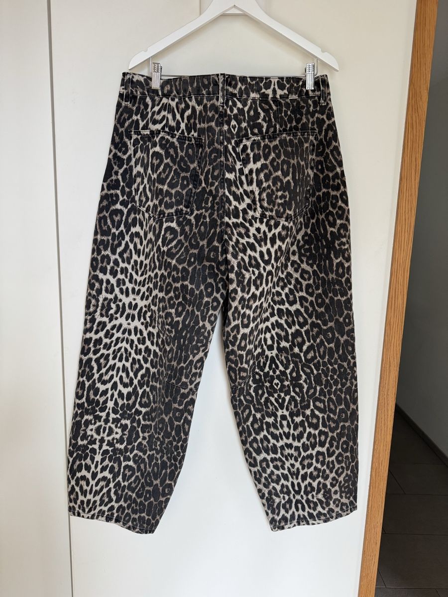 Jeans: Leopard Print Barrel Jeans - Size 14 – Usato da Weesen venduto da sannevanrijn 2
