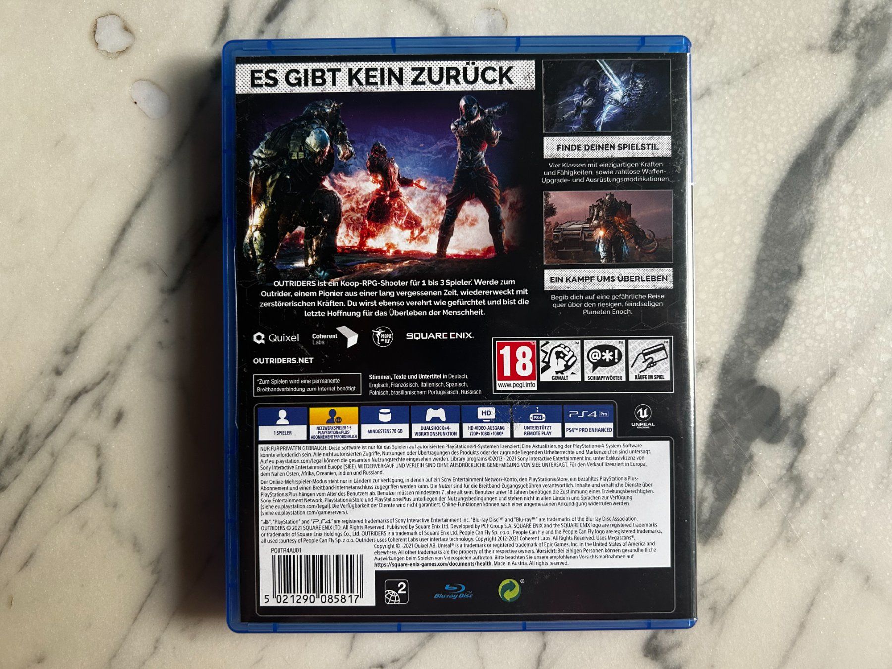 Sony Spiele: Outriders - PS4 – Gebraucht aus St. Gallen von lis_cd6d 1