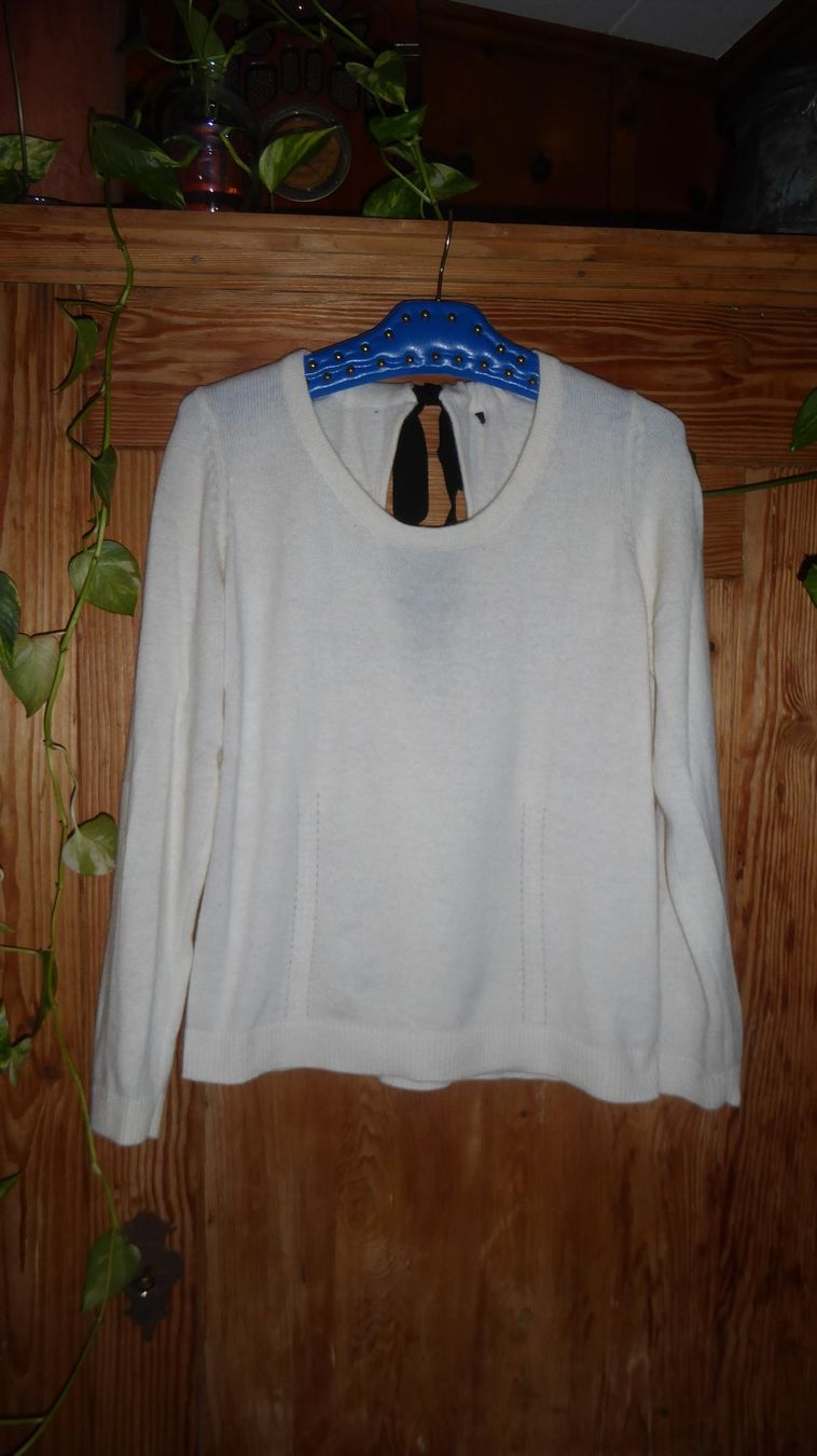 H&M Maglioni & Felpe: Pullover sehr helles gelb H&M 17% Angora Gr 42 – Usato da Sargans venduto da Benziner