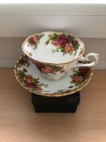 Royal Albert Old Country Roses RAR Tasse mit Unterteller