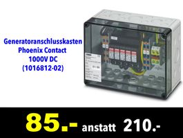 🔴  Generatoranschlusskasten Phoenix Contact /402B