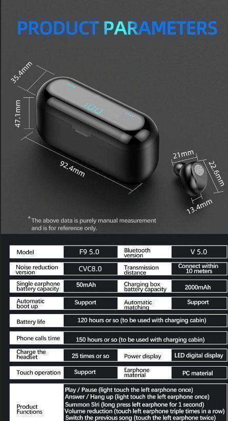 Casques audio: NEU Earbuds Bluetooth Wireless Headset – Neuf avec emballage d'origine à St. Margarethen TG par ursk10 2