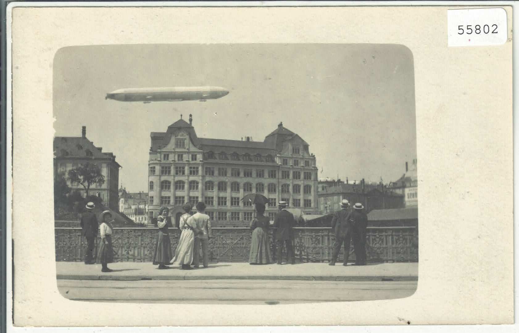 Cartes postales: Stadt mit Zeppelin – D'occasion à Ettingen par Kartenplanet