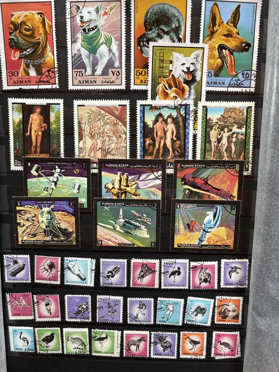 Tous les timbres: Collection timbres UAR - Manama -Ajman-Fujera - Saudi - etc – D'occasion à Zweisimmen par Domii 7