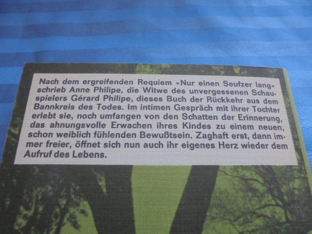 Libri: Anne Philipe: Morgenstunden des Lebens – Usato da Hinwil venduto da Glasperlen 1