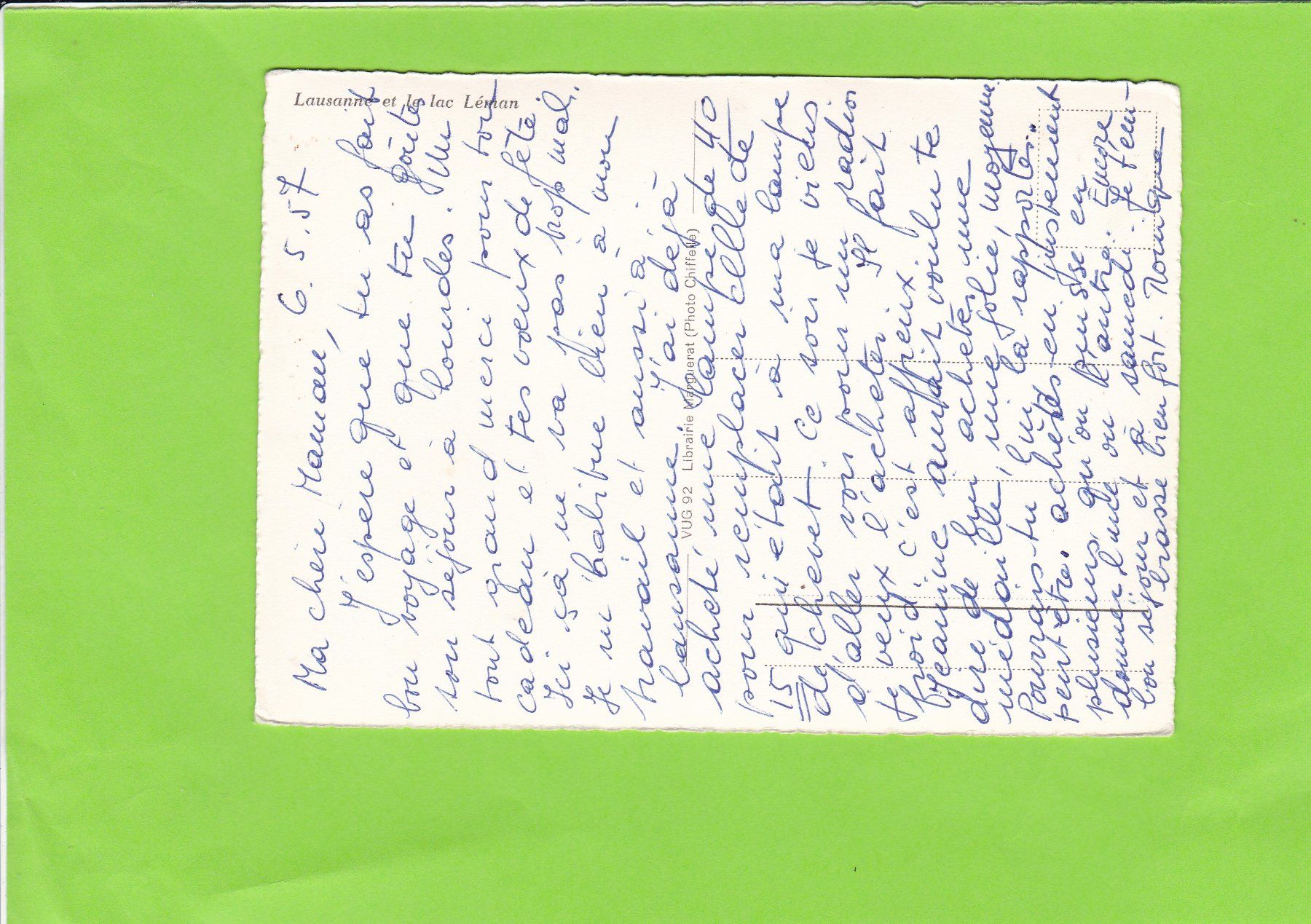 Cartoline postali: Lausanne – Usato da St. Peterzell venduto da neckertal 1