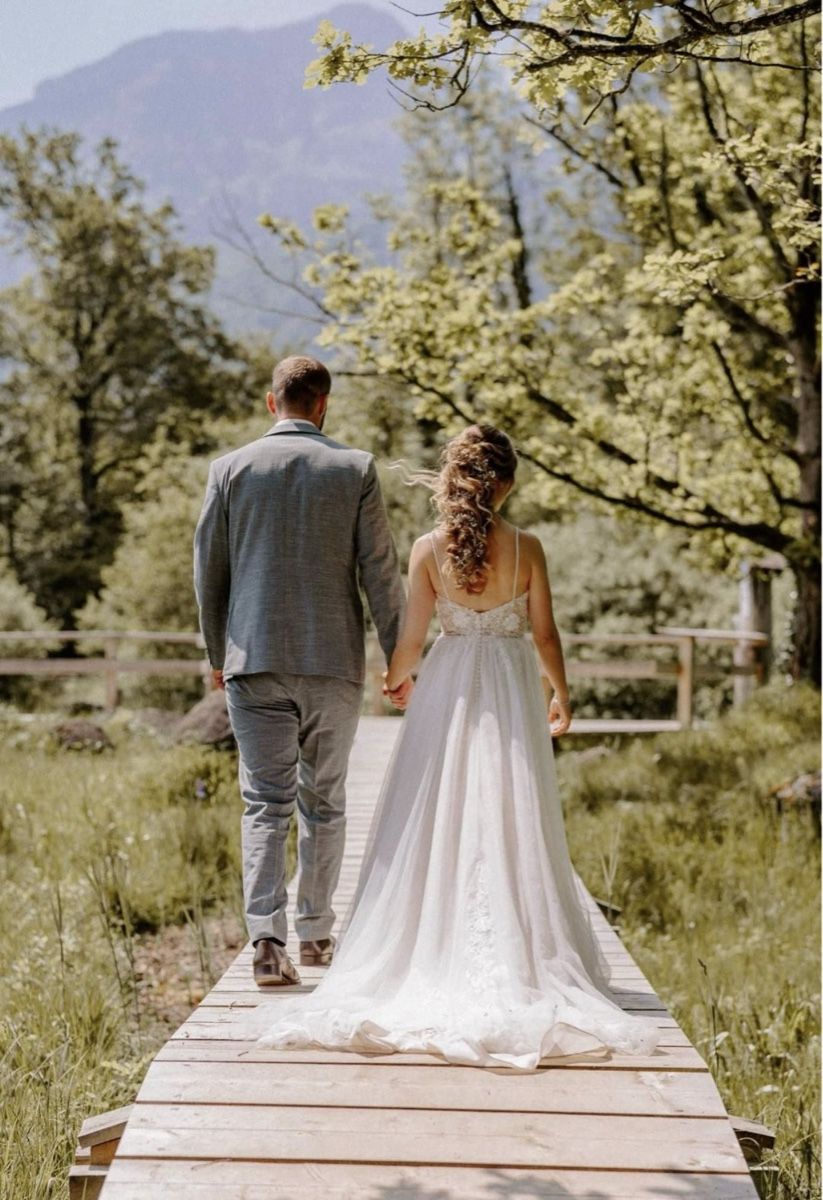 Vestiti: Brautkleid Jarice Gr. 34 – Usato da Brunnen venduto da Herzig-Brautmode 2