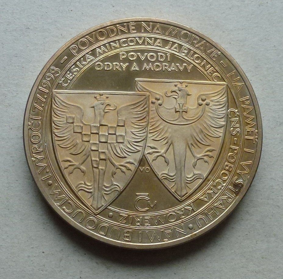 Medaillen: Medaille ++ Ceska Mincovna Jablonec 1998 – Gebraucht aus Walkringen von Casablanca777