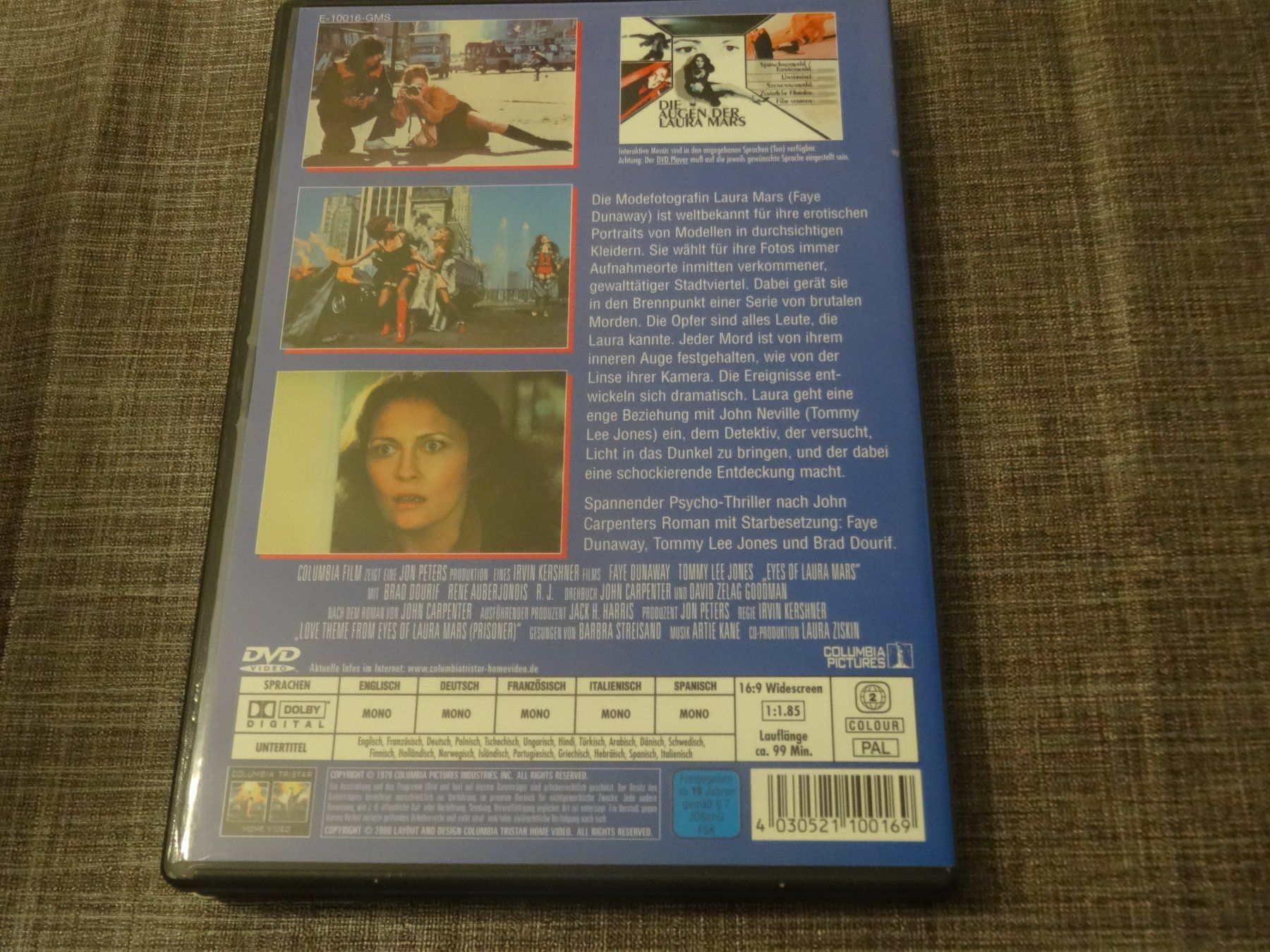 Alle DVDs: Die Augen der Laura Mars DVD – Gebraucht aus Olten von Disc-Verkauf 2